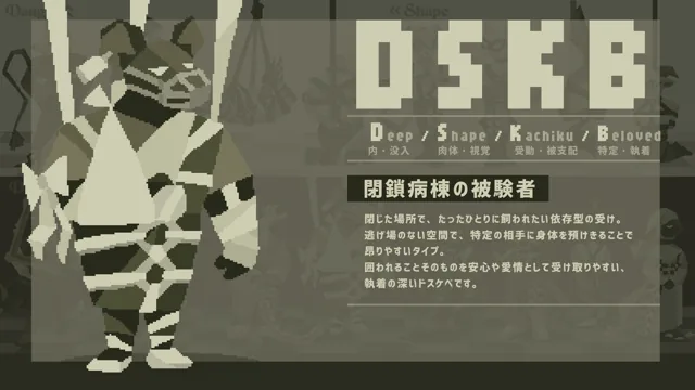 閉鎖病棟の被験者